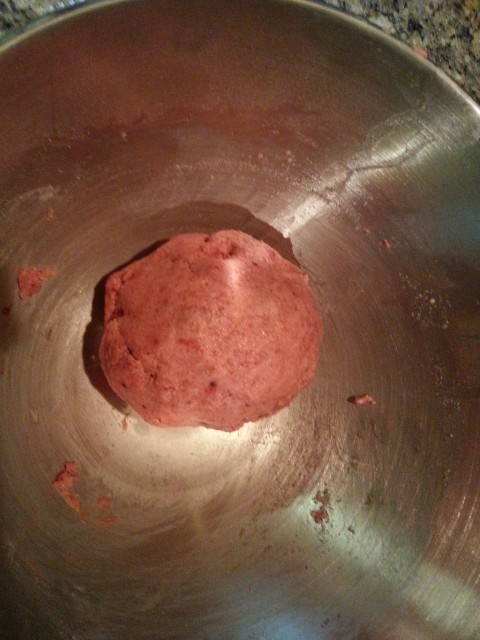 Rote Bete Teig zur Weiterverarbeitung