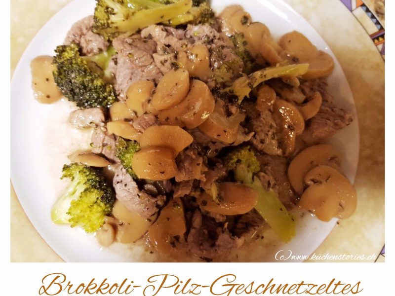 Brokkoli-Pilz-Geschnetzeltes
