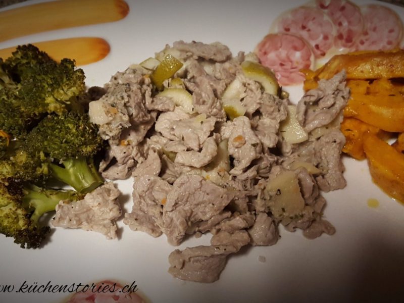 Ingwergeschnetzeltes mit Süsskartoffeln