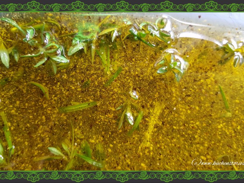 Estragon-Zitronenpfeffermarinade