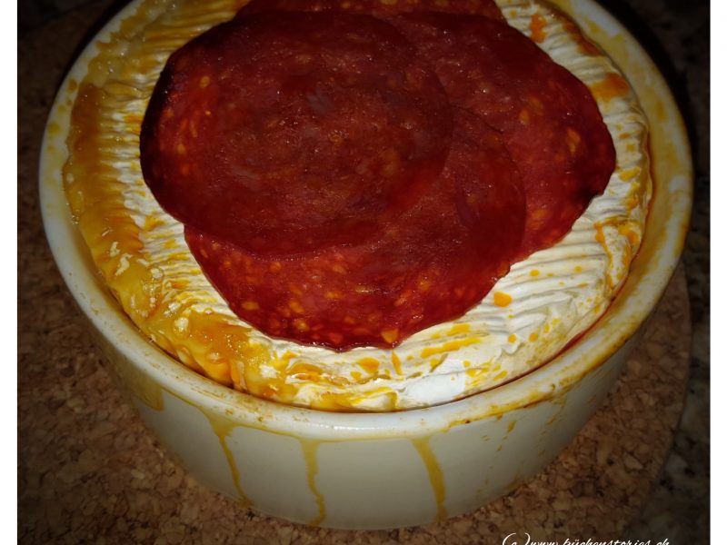 Gebackener Camembert mit Chorizo