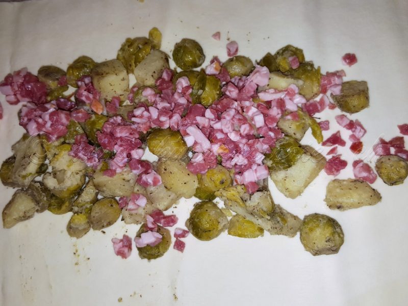 Rosenkohl-Kartoffelstrudel