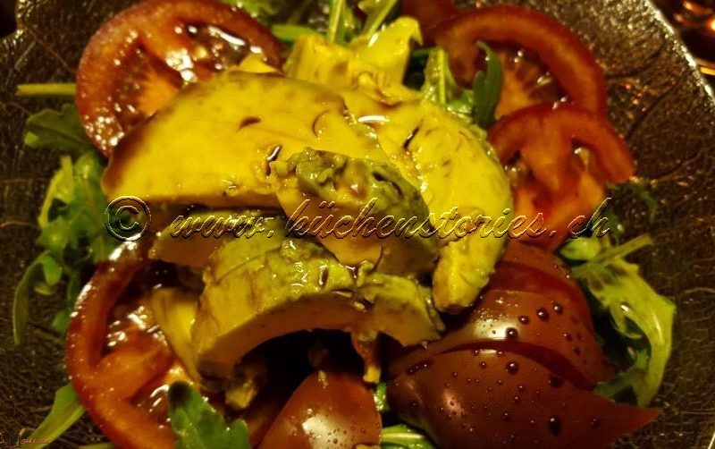 Ruccola-Avocado-Tomatensalat